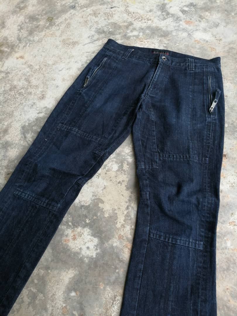 Japanese Brand × Morgan Homme Morgan Homme Jeans Patchwork Denim Size US 31 - 5 Thumbnail