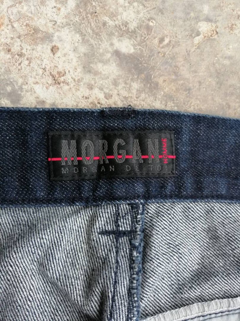 Japanese Brand × Morgan Homme Morgan Homme Jeans Patchwork Denim Size US 31 - 6 Thumbnail