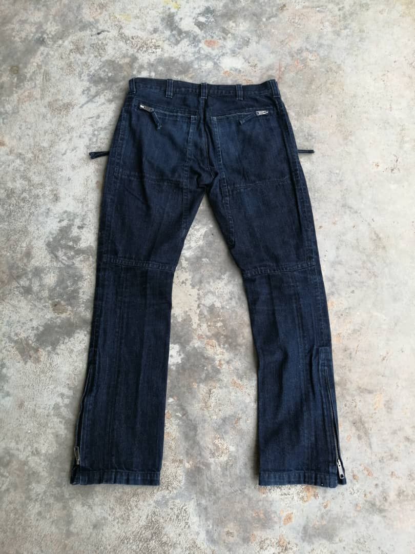 Japanese Brand × Morgan Homme Morgan Homme Jeans Patchwork Denim Size US 31 - 2 Thumbnail