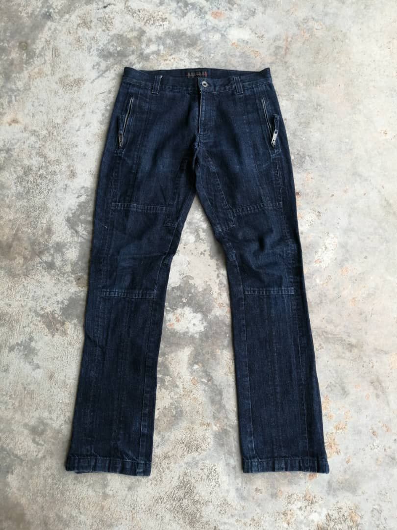 Japanese Brand × Morgan Homme Morgan Homme Jeans Patchwork Denim Size US 31 - 1 Thumbnail