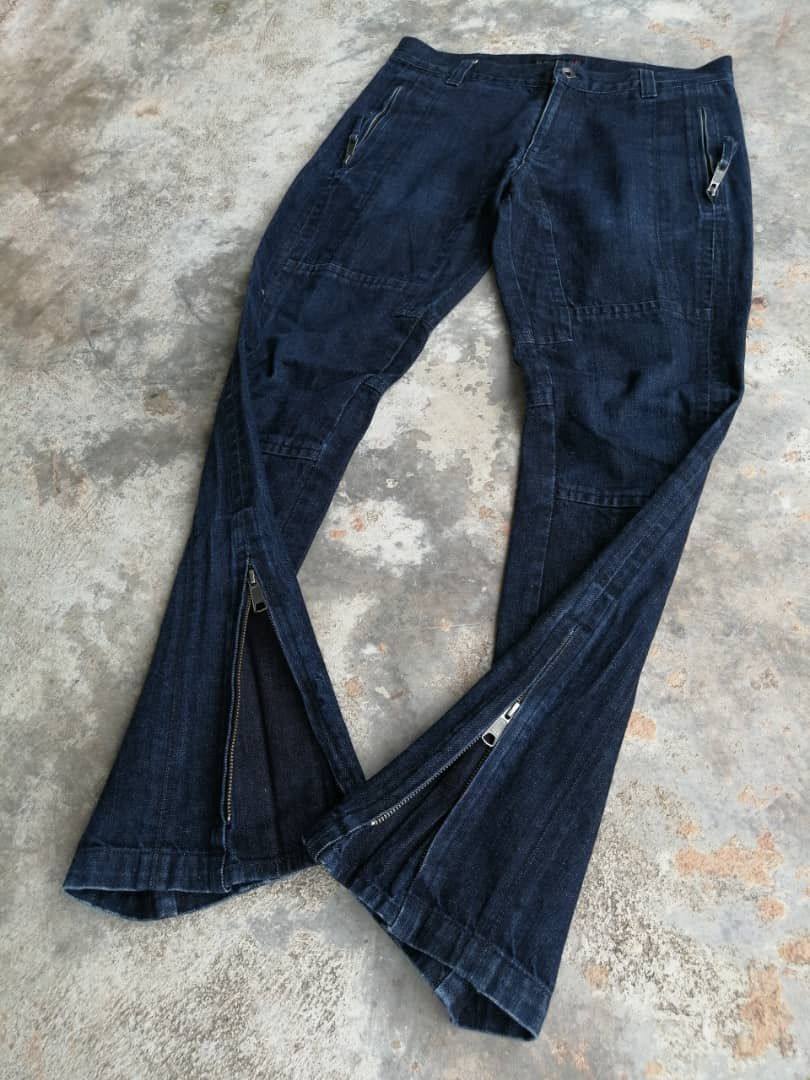 Japanese Brand × Morgan Homme Morgan Homme Jeans Patchwork Denim Size US 31 - 9 Thumbnail