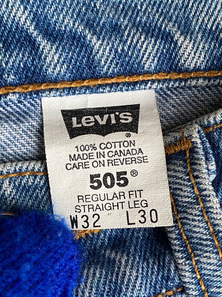 Levi's × Vintage Vintage 90s Light Wash Levi's 505 Jeans Rusty Dirty Effect Size US 31 - 7 Thumbnail
