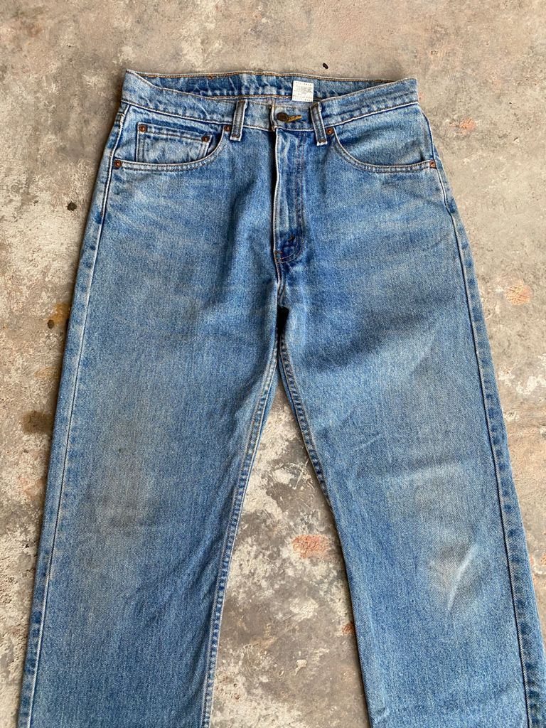 Levi's × Vintage Vintage 90s Light Wash Levi's 505 Jeans Rusty Dirty Effect Size US 31 - 3 Thumbnail