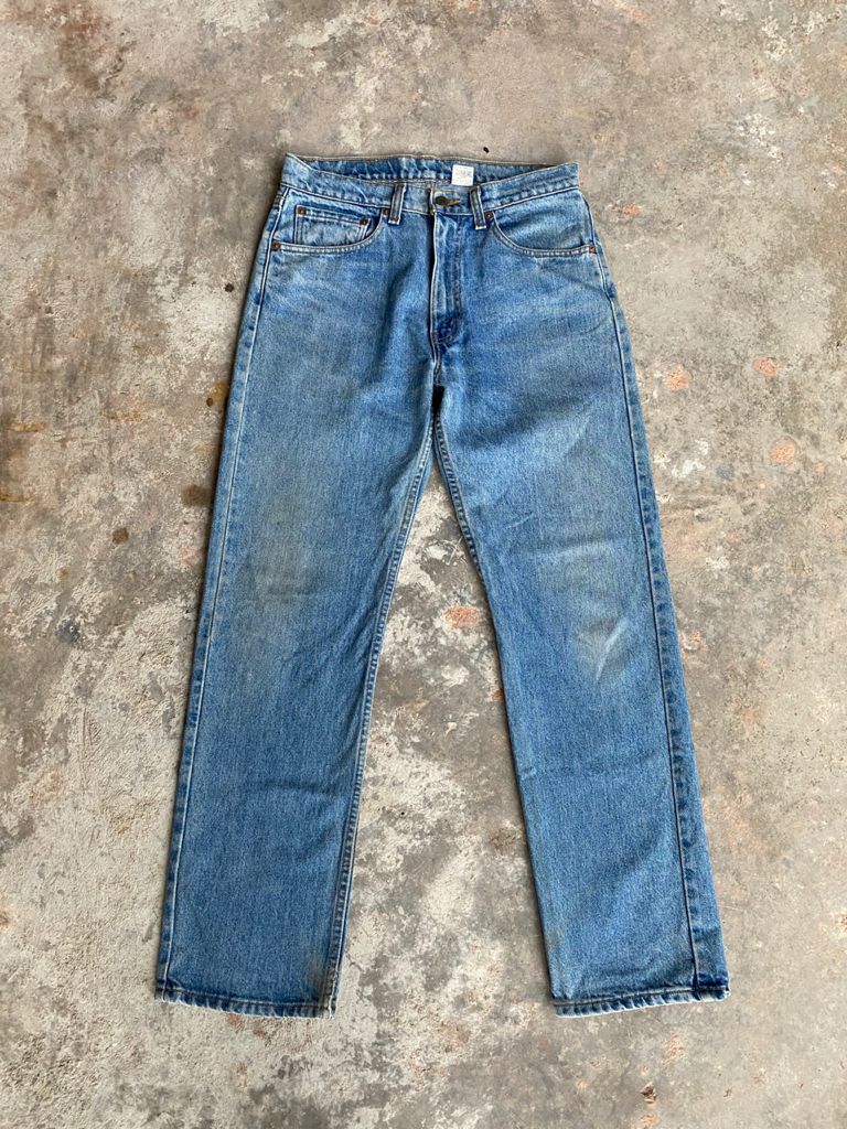 Levi's × Vintage Vintage 90s Light Wash Levi's 505 Jeans Rusty Dirty Effect Size US 31 - 1 Thumbnail