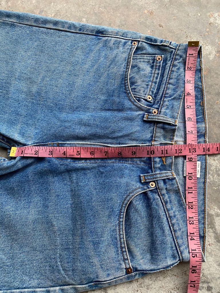 Levi's × Vintage Vintage 90s Light Wash Levi's 505 Jeans Rusty Dirty Effect Size US 31 - 17 Thumbnail