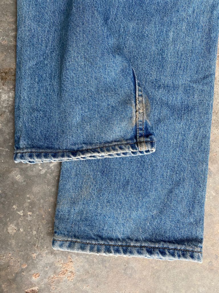 Levi's × Vintage Vintage 90s Light Wash Levi's 505 Jeans Rusty Dirty Effect Size US 31 - 16 Thumbnail