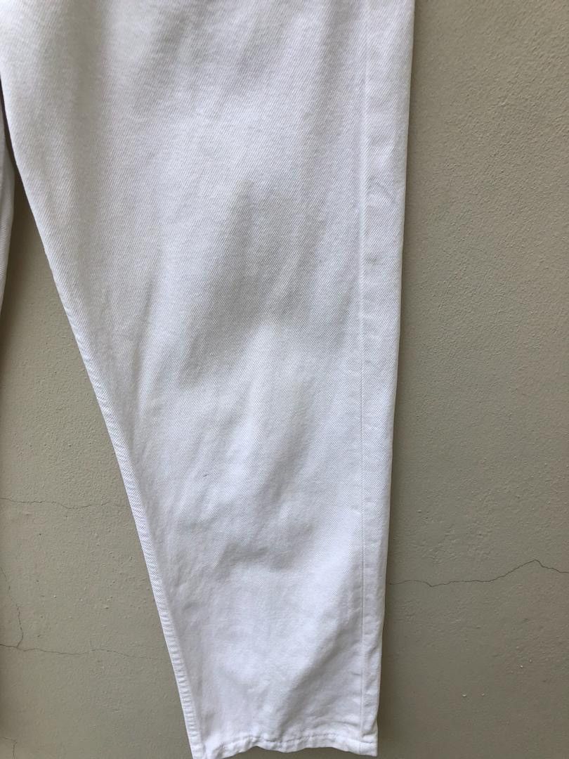 Levi's × Vintage Vintage 80s Levi’s 501 Usa White Denim Jeans Size US 31 - 4 Thumbnail