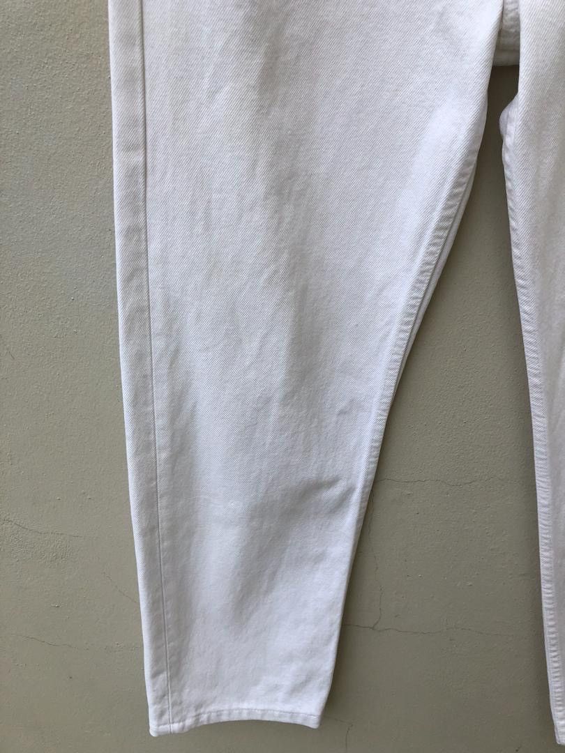 Levi's × Vintage Vintage 80s Levi’s 501 Usa White Denim Jeans Size US 31 - 3 Thumbnail