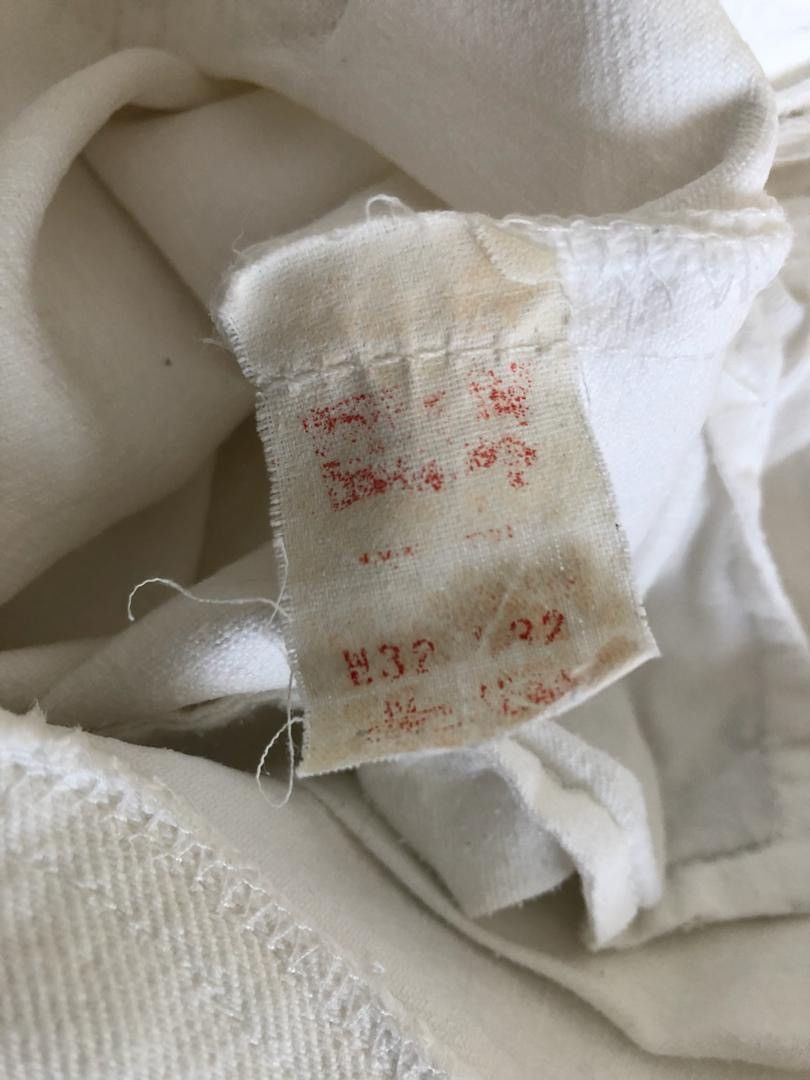 Levi's × Vintage Vintage 80s Levi’s 501 Usa White Denim Jeans Size US 31 - 9 Thumbnail
