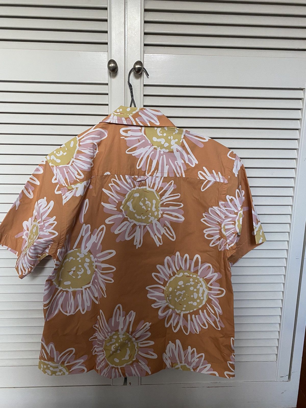 Jacquemus La Chemise Jean Floral Shirt Orange Size US M / EU 48-50 / 2 - 5 Thumbnail