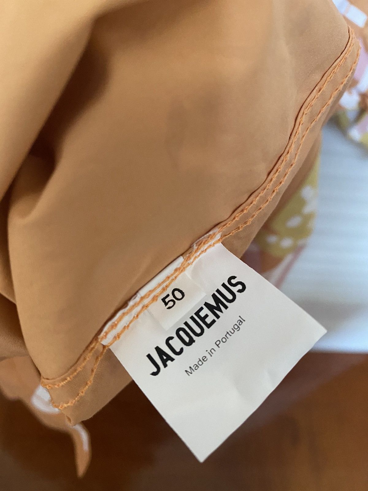 Jacquemus La Chemise Jean Floral Shirt Orange Size US M / EU 48-50 / 2 - 4 Thumbnail