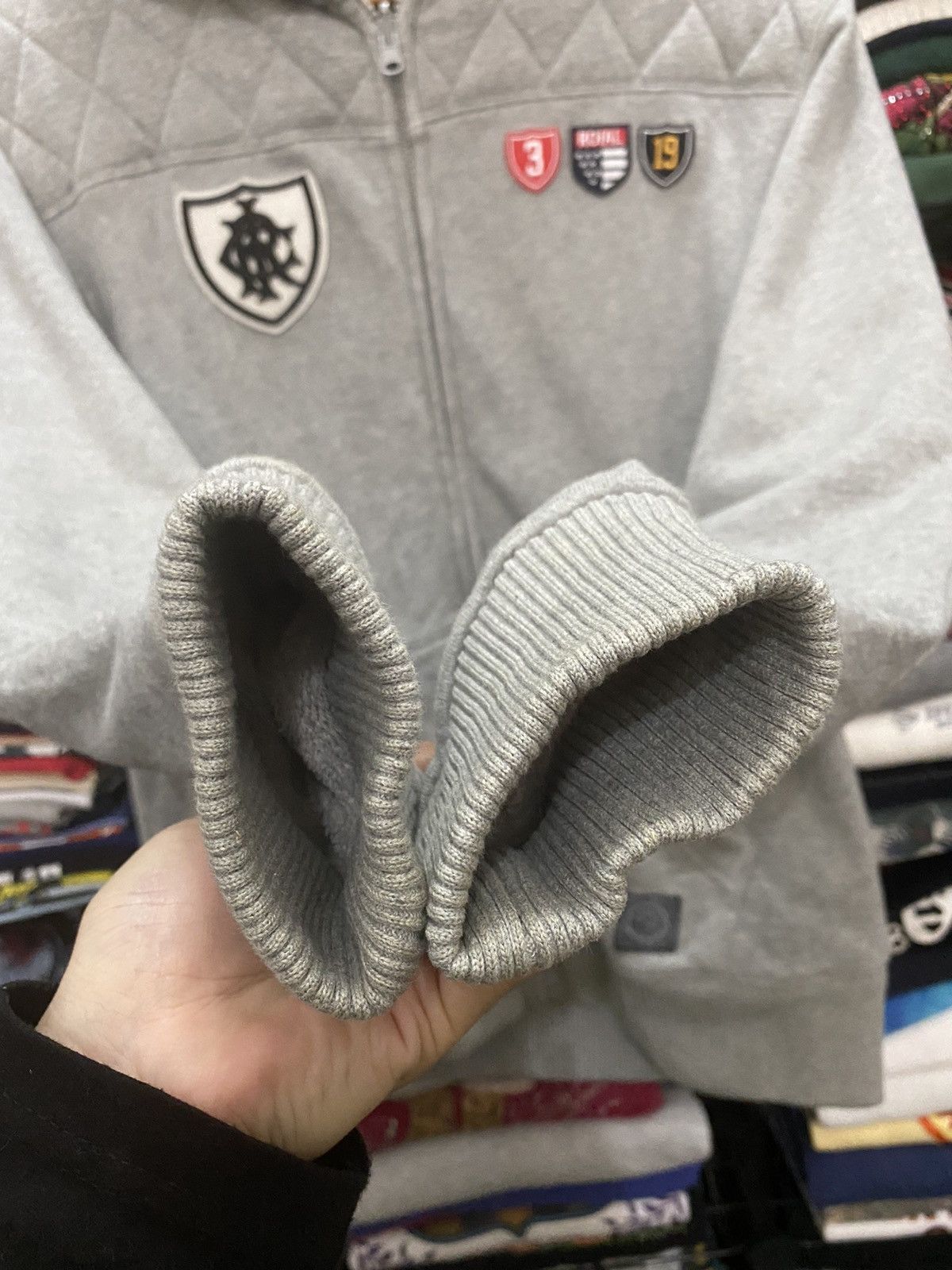 Japanese Brand ROIAL REVERSIBLE HOODIES SWEATER Size US L / EU 52-54 / 3 - 8 Thumbnail