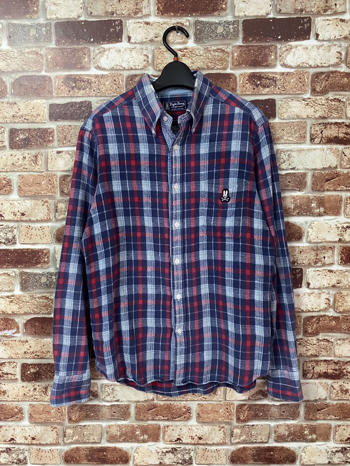 Psycho Bunny PSYCHO BUNNY FLANNEL SHIRT Size US L / EU 52-54 / 3 - 1 Thumbnail