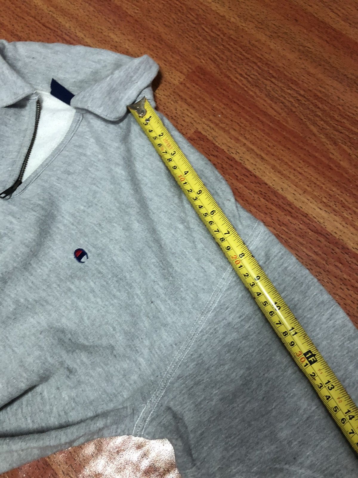Champion × Vintage Champion Half Zip Sweatshirt Small Logo Champion Sweater Size US M / EU 48-50 / 2 - 7 Thumbnail