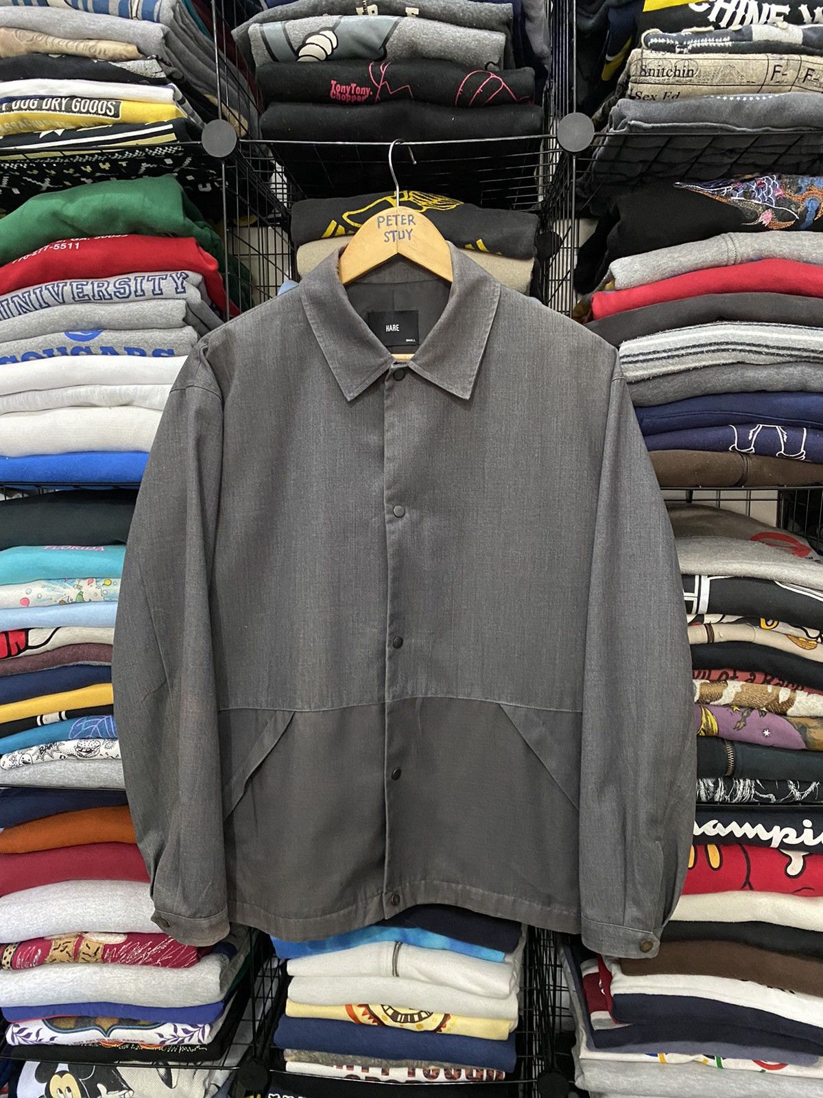 image of Hare Grey Light Jacket, Men's (Size Small)