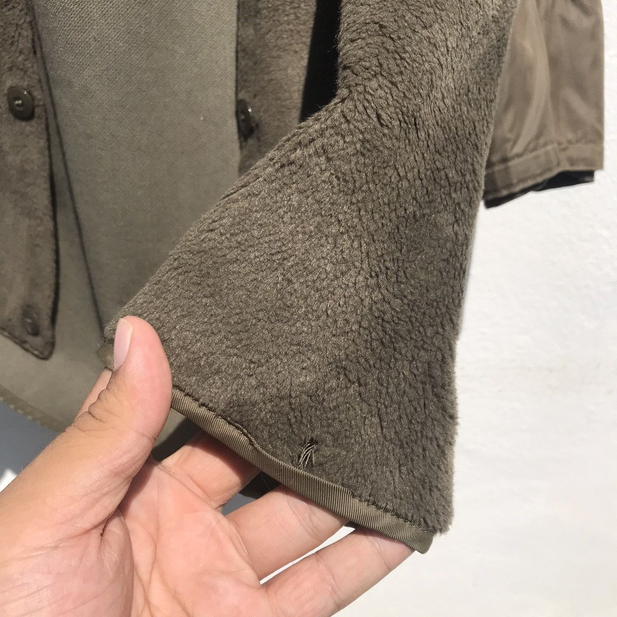 Other ‼️LAST DROP‼️Structured Cotton Long Cardigan Army Design Size US L / EU 52-54 / 3 - 8 Thumbnail