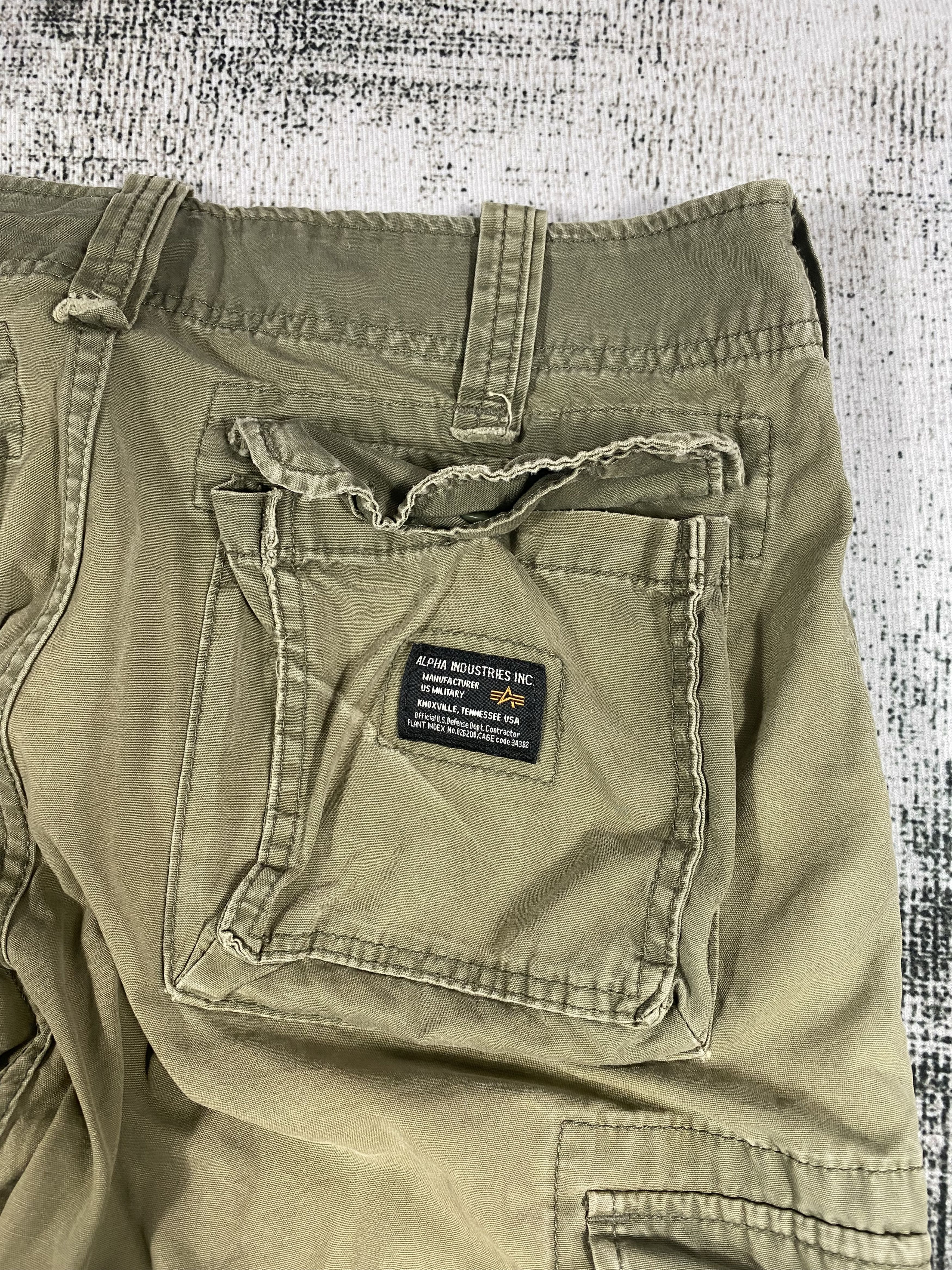 Alpha Industries RARE🔥Military 9 Pockets Tactical Cargo Pants Travis Styled Size US 32 / EU 48 - 8 Thumbnail