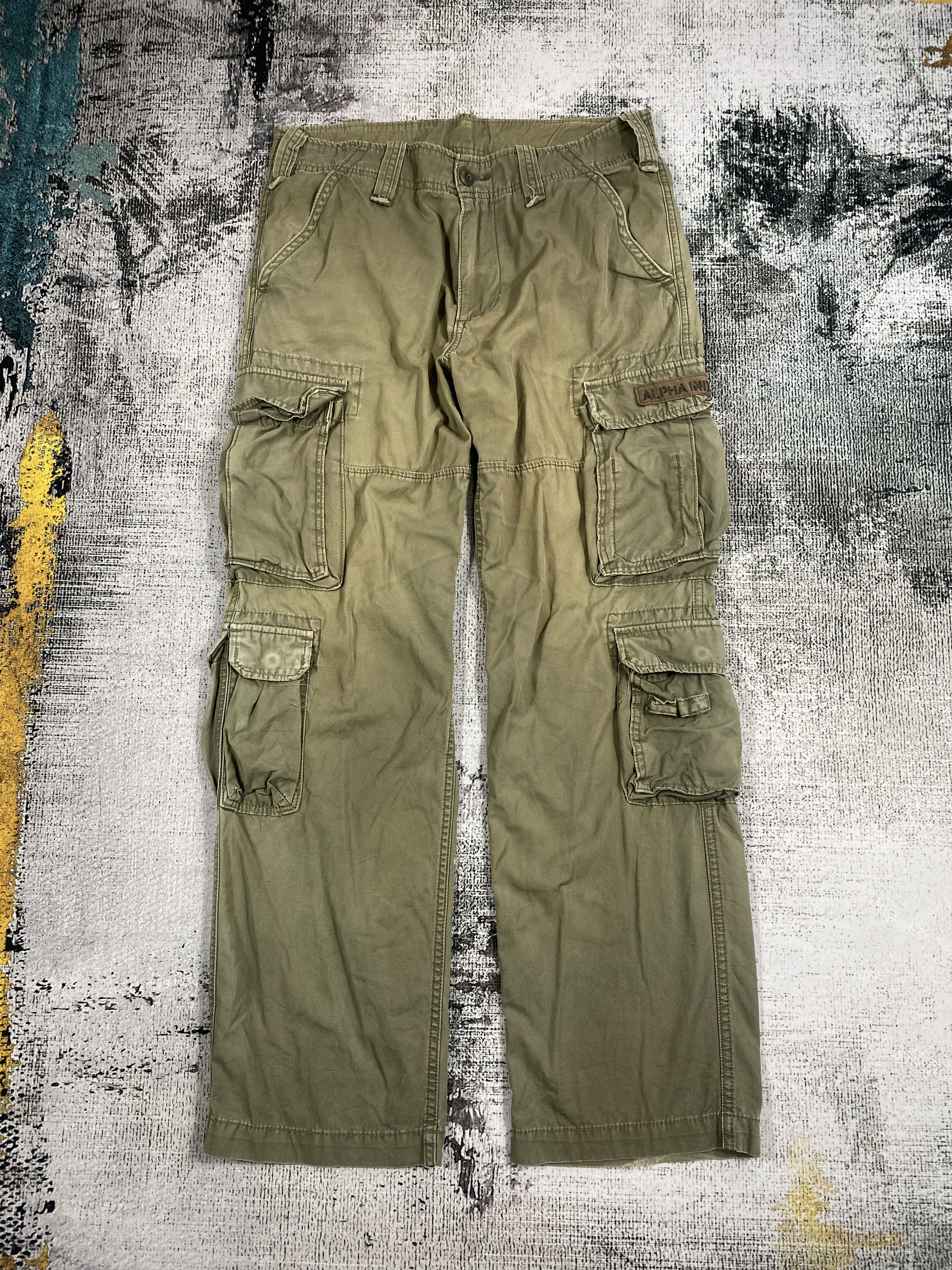 Alpha Industries RARE🔥Military 9 Pockets Tactical Cargo Pants Travis Styled Size US 32 / EU 48 - 1 Thumbnail