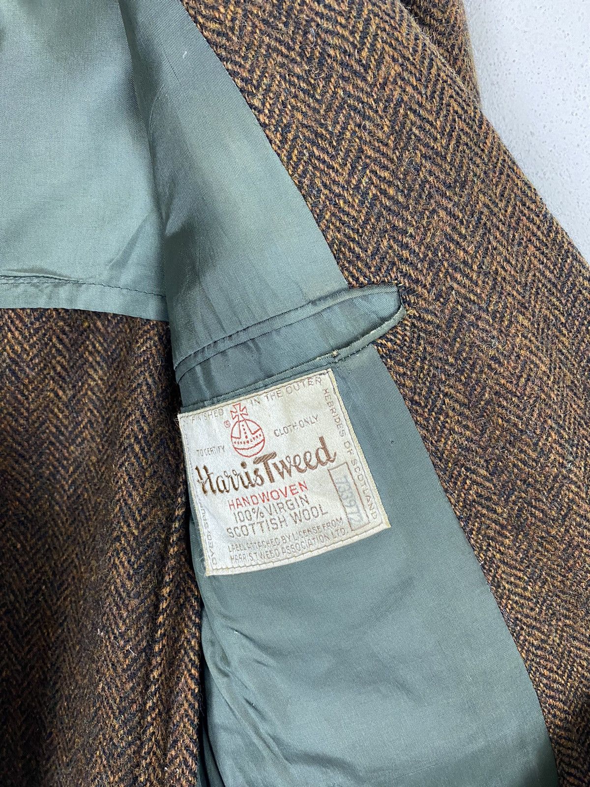 Harris Tweed VINTAGE HARRIS TWEED WOOL JACKET Size US M / EU 48-50 / 2 - 12 Thumbnail