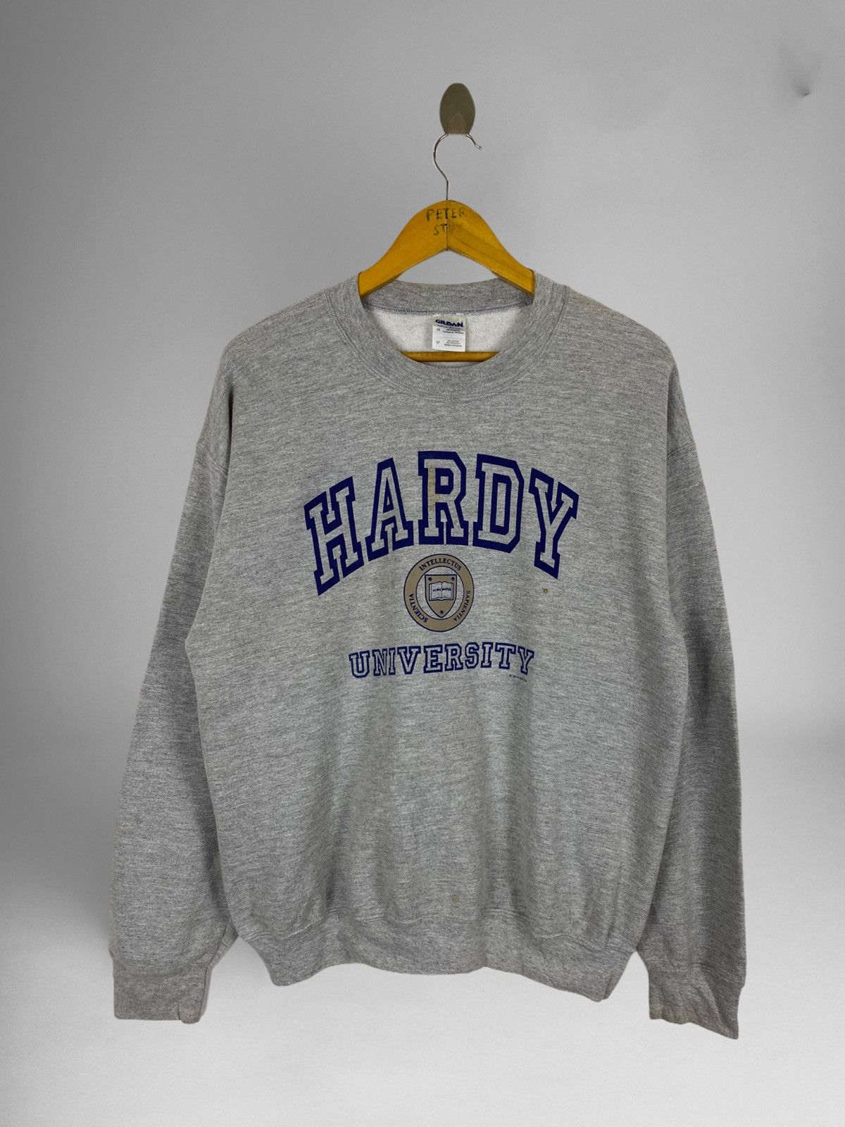 Gildan × Vintage VINTAGE HARDY UNIVERSITY SWEATER Size US M / EU 48-50 / 2 - 1 Thumbnail