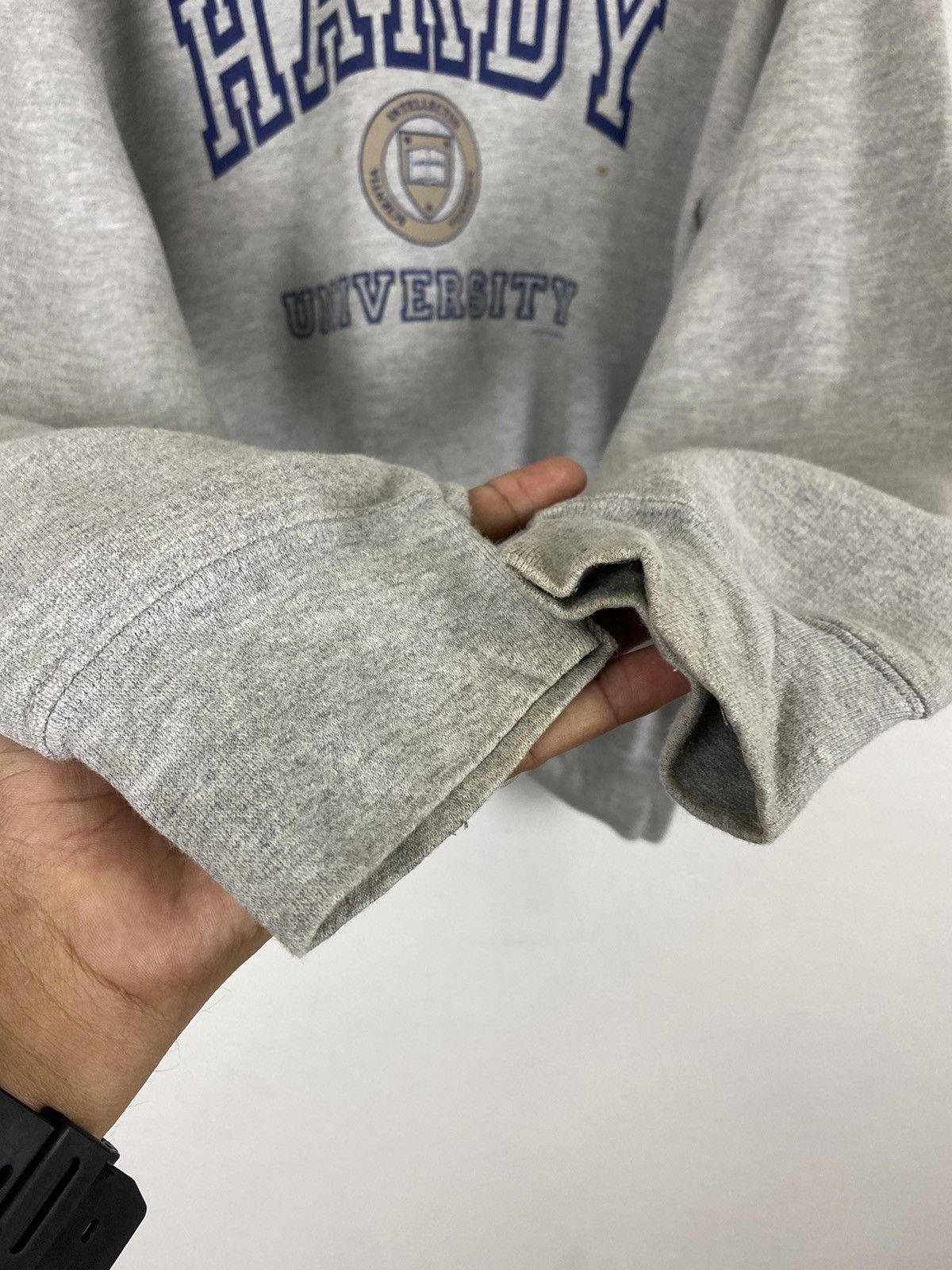 Gildan × Vintage VINTAGE HARDY UNIVERSITY SWEATER Size US M / EU 48-50 / 2 - 6 Thumbnail