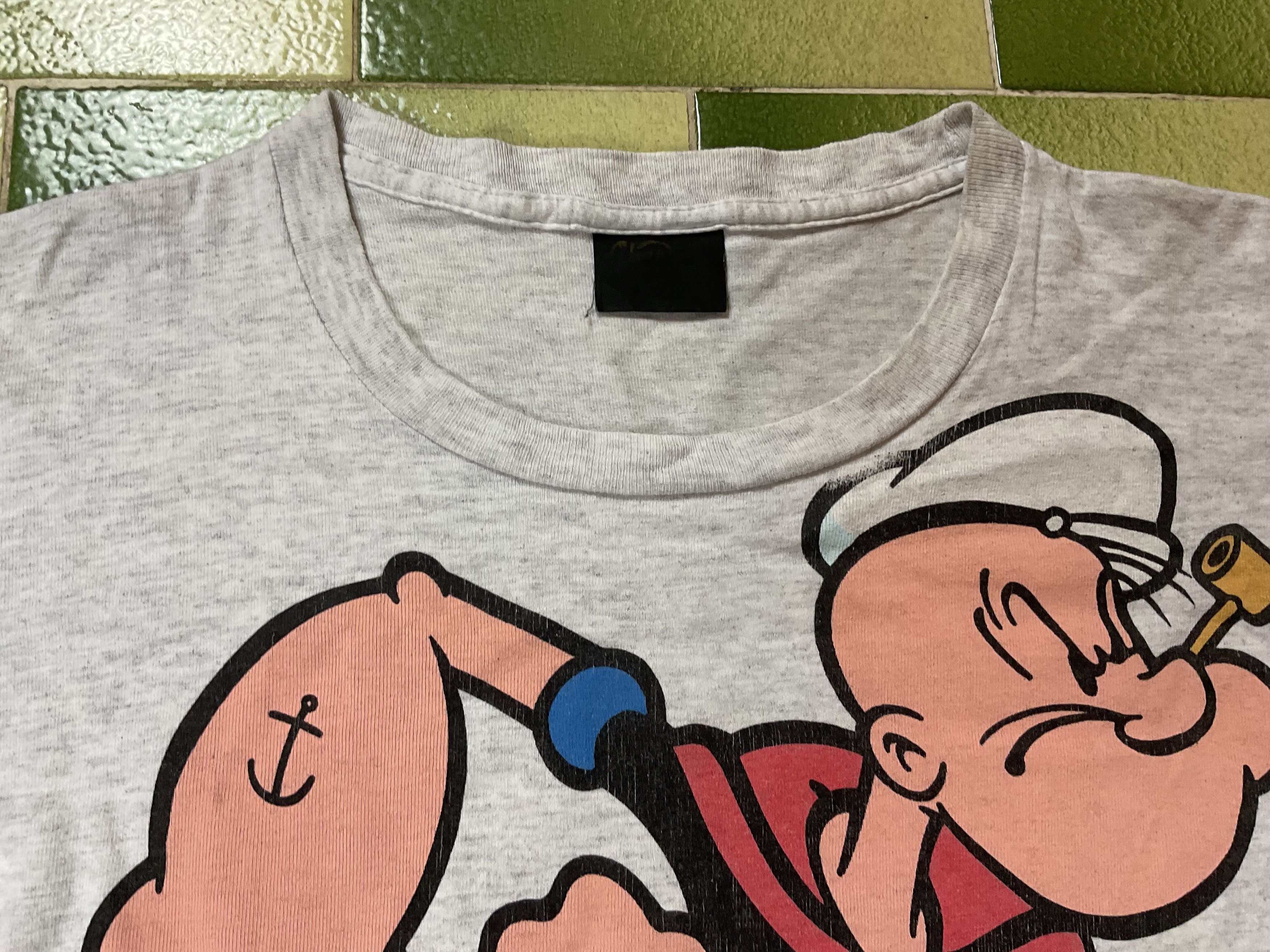 Cartoon Network Vintage 1993 Popeye And Bluto T-Shirt Cartoon Comic Strip Size US M / EU 48-50 / 2 - 6 Thumbnail