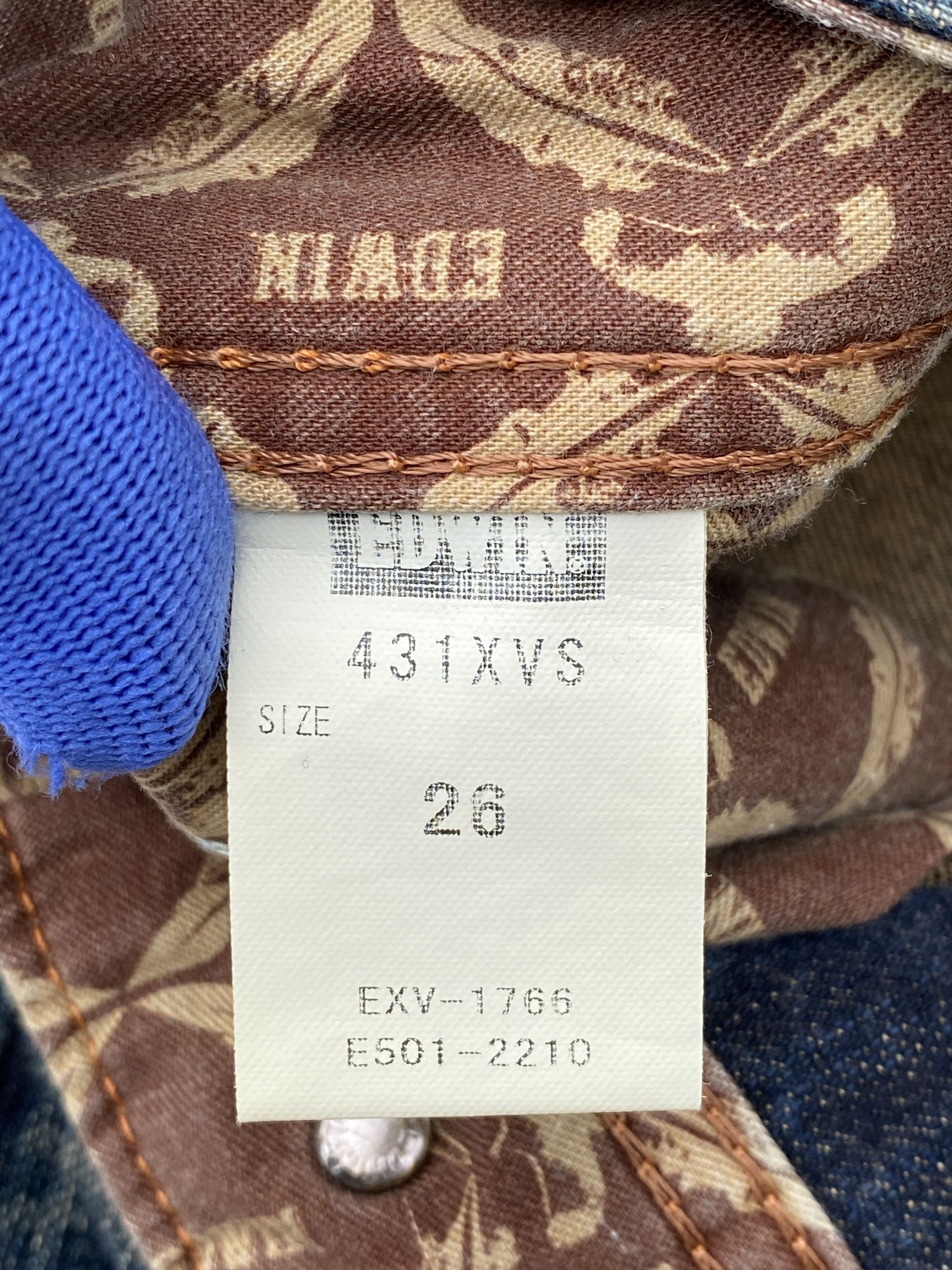 Edwin RARE🔥Vintage Flare Jeans Exclusive Edwin Rusty Whiskers Size US 26 / EU 42 - 10 Thumbnail