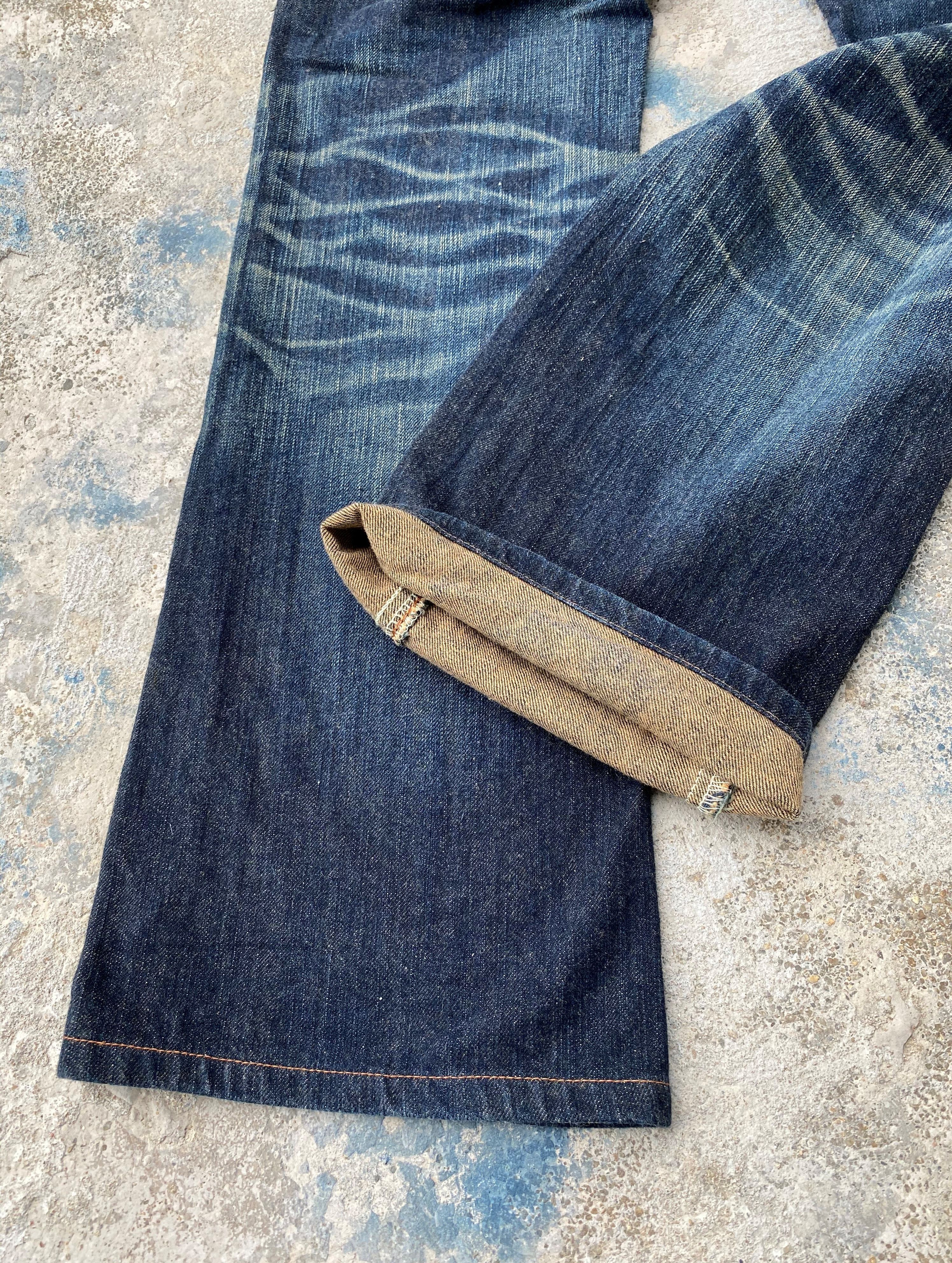 Edwin RARE🔥Vintage Flare Jeans Exclusive Edwin Rusty Whiskers Size US 26 / EU 42 - 15 Thumbnail