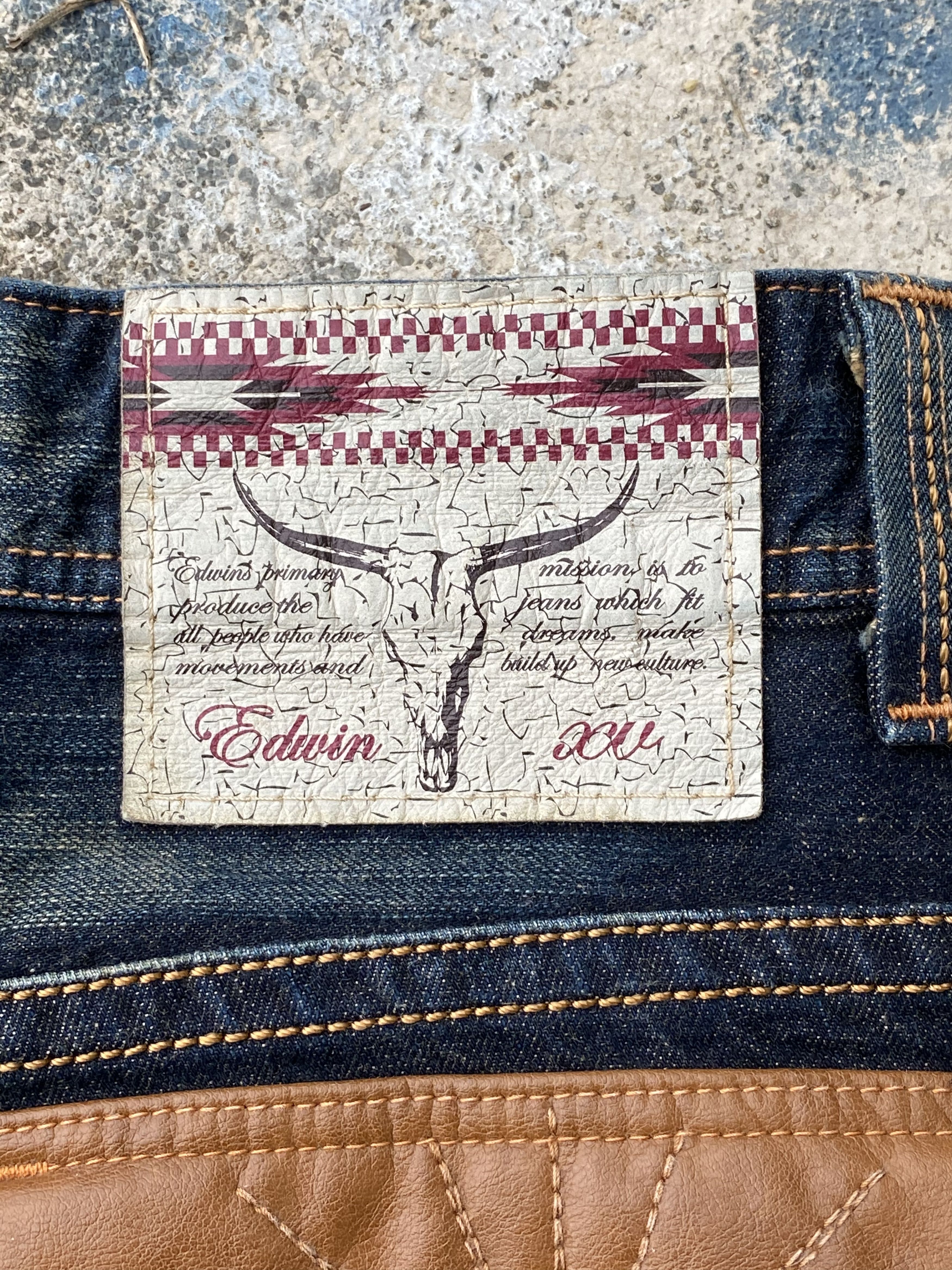 Edwin RARE🔥Vintage Flare Jeans Exclusive Edwin Rusty Whiskers Size US 26 / EU 42 - 13 Thumbnail