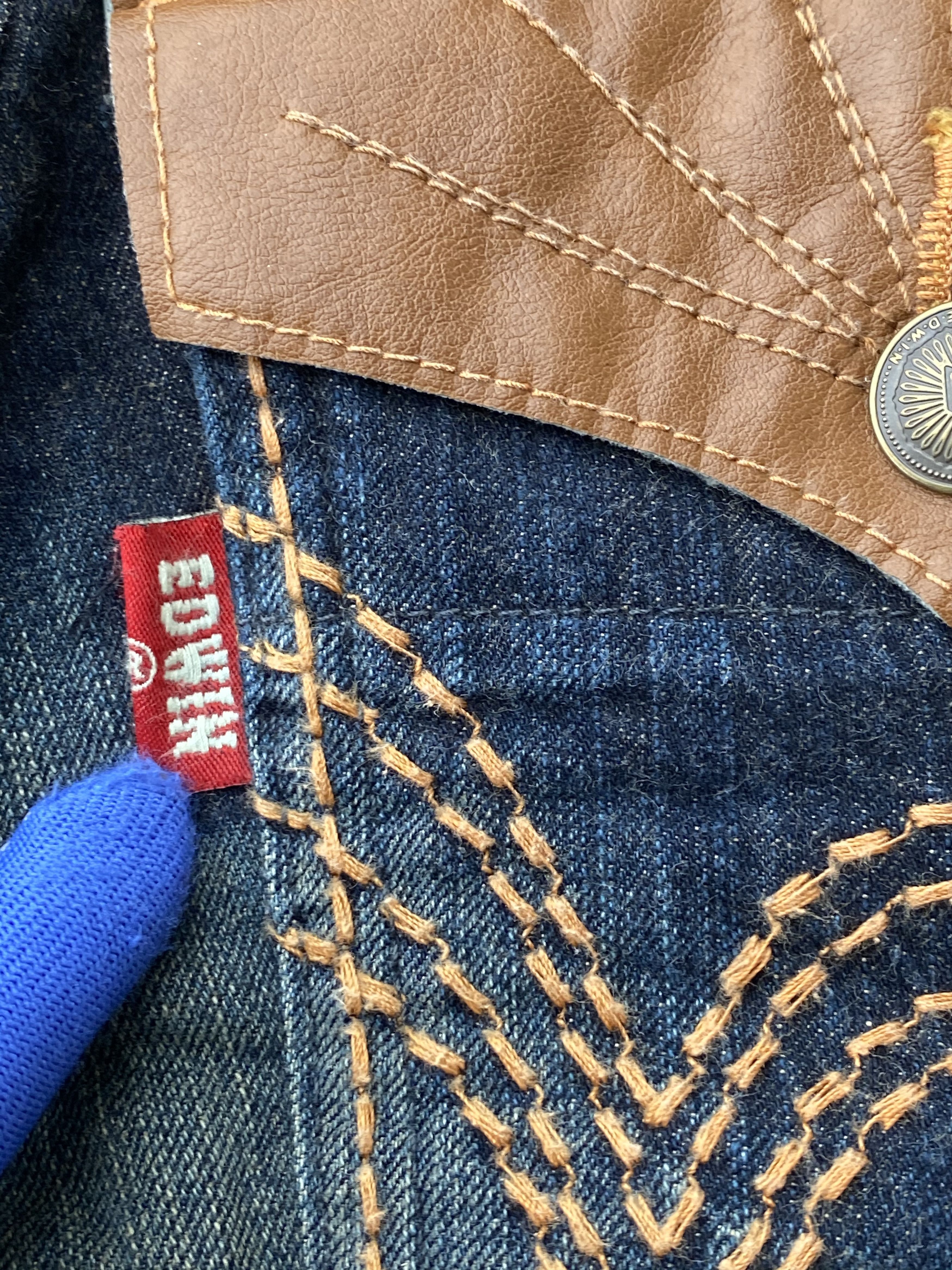 Edwin RARE🔥Vintage Flare Jeans Exclusive Edwin Rusty Whiskers Size US 26 / EU 42 - 14 Thumbnail