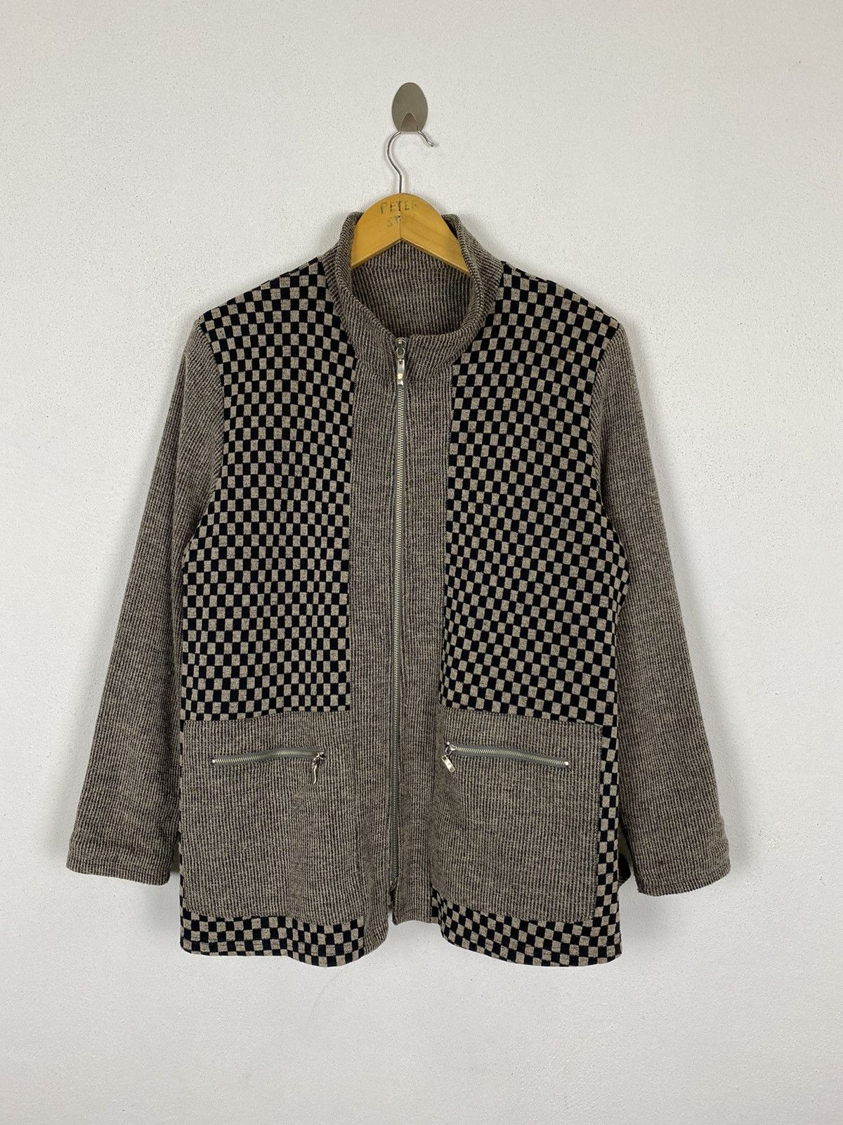 Japanese Brand × Vintage VINTAGE ZIPPER JACKET NICE DESIGN Size US M / EU 48-50 / 2 - 2 Thumbnail