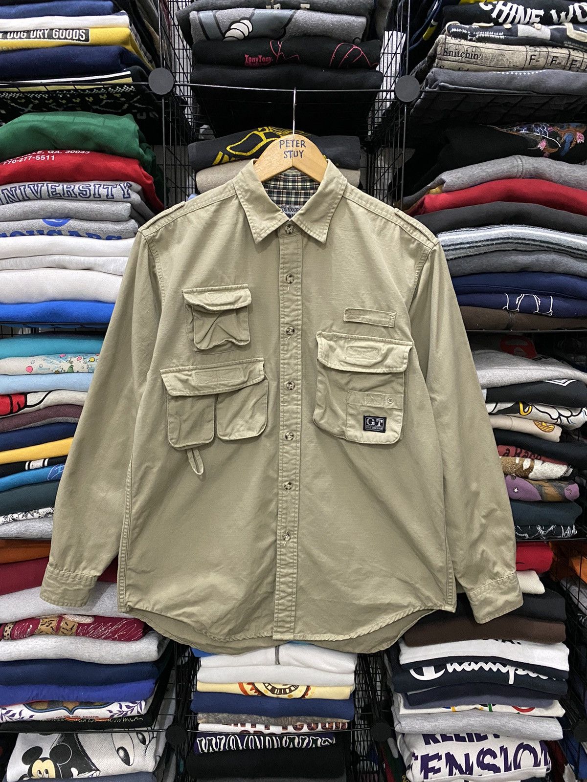 Japanese Brand × Vintage VINTAGE GEORGE THOMAS HAWKINS HUNTING ShHIRT Size US M / EU 48-50 / 2 - 1 Thumbnail