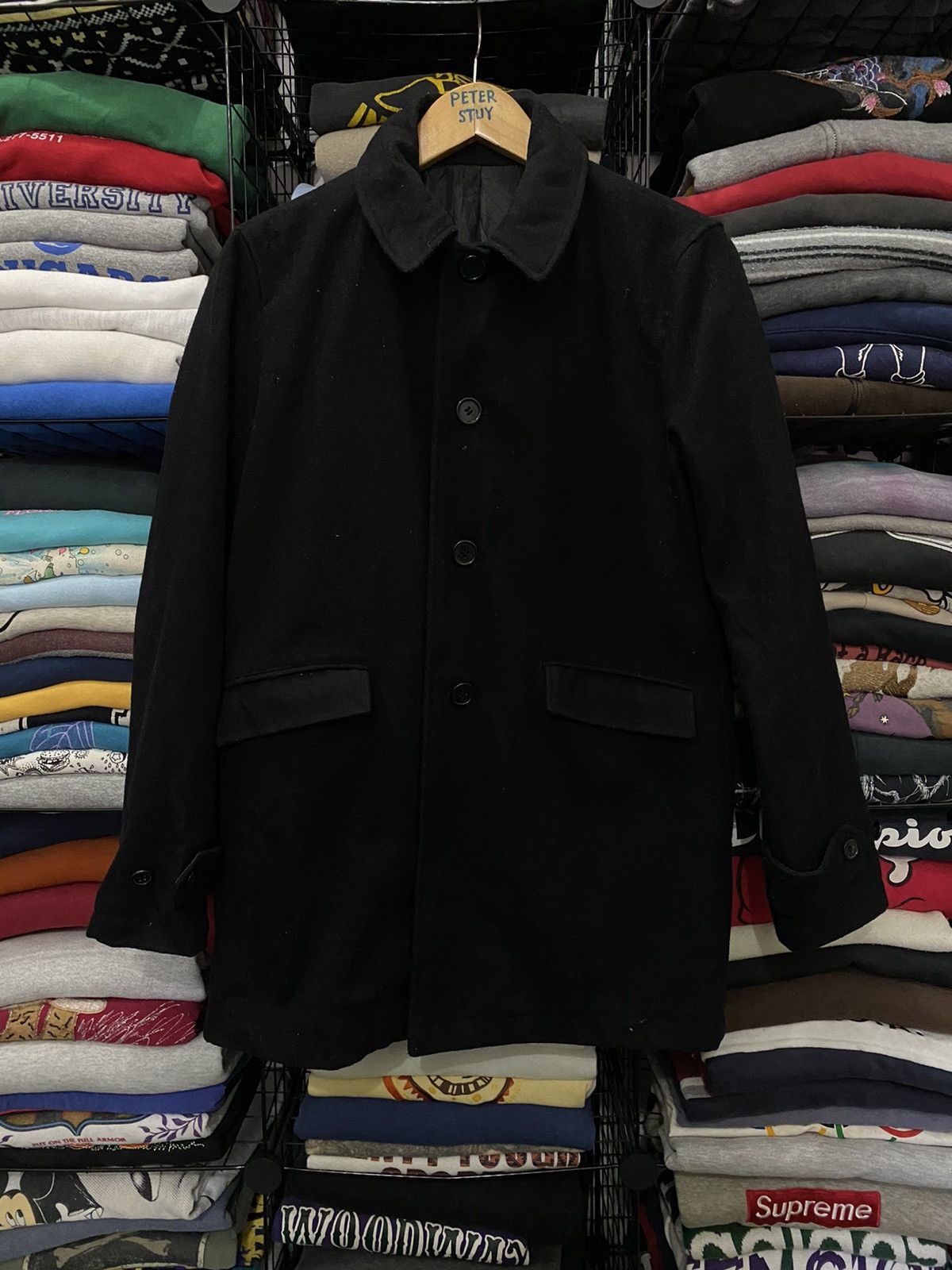 Vanquish VANQUISH BLACK WOOL MAN’S JACKET Size US S / EU 44-46 / 1 - 3 Thumbnail