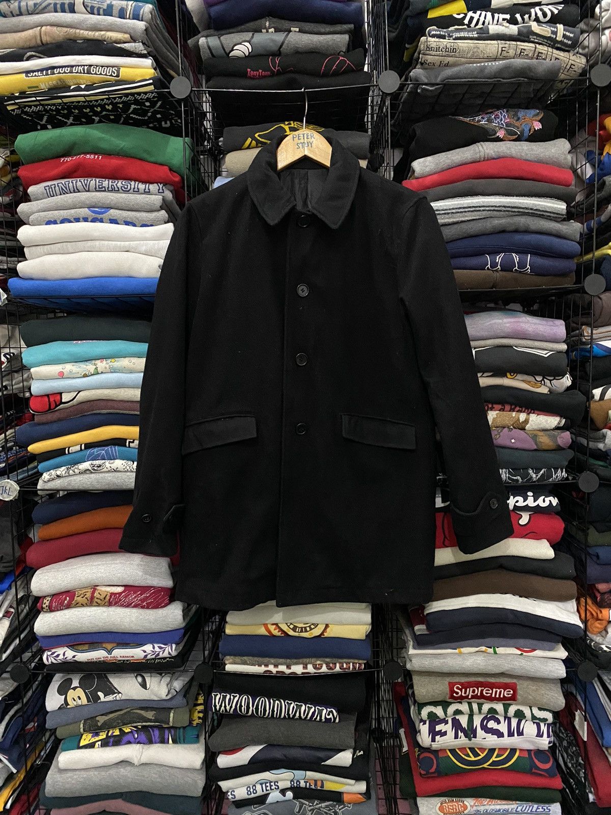Vanquish VANQUISH BLACK WOOL MAN’S JACKET Size US S / EU 44-46 / 1 - 2 Thumbnail