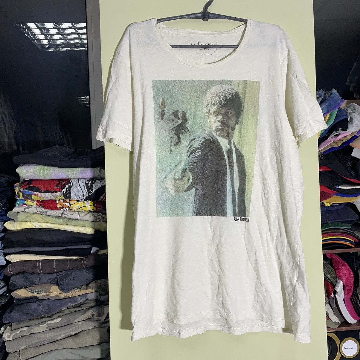 Vintage Vintage Y2K Pulp Fiction Graphic Tee Streetwear Indie Boxy L Size US L / EU 52-54 / 3 - 4 Thumbnail