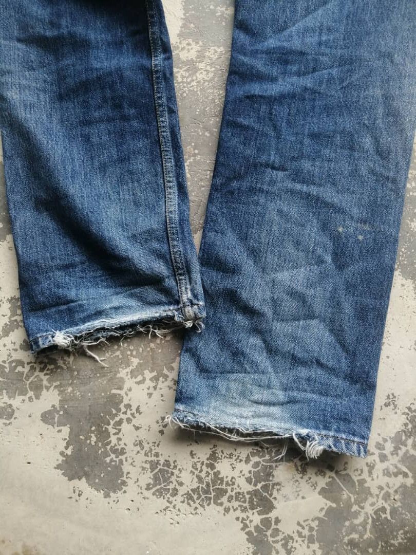 Levi's 90s Vintage Light Wash Levi’s 501 Distressed Denim 30x32 Size US 30 / EU 46 - 14 Thumbnail