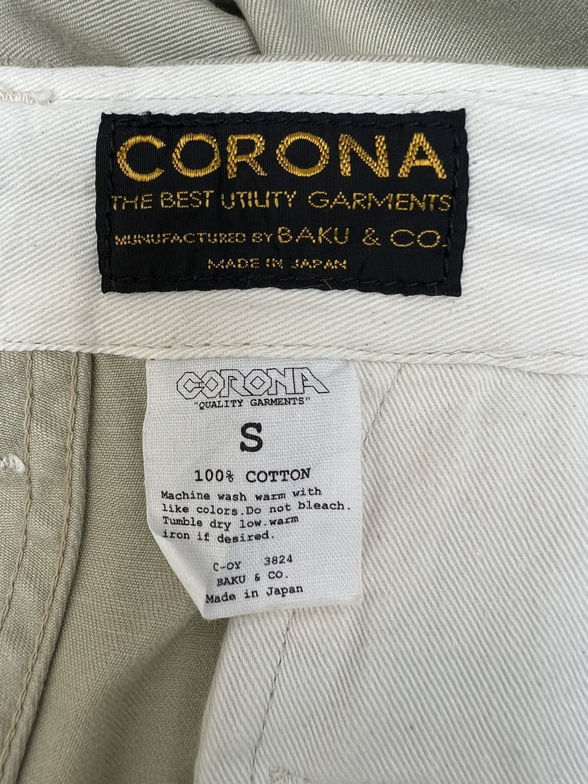 Other Corona japan Khaki Military Chinos Trouser Pant Size US 30 / EU 46 - 20 Thumbnail