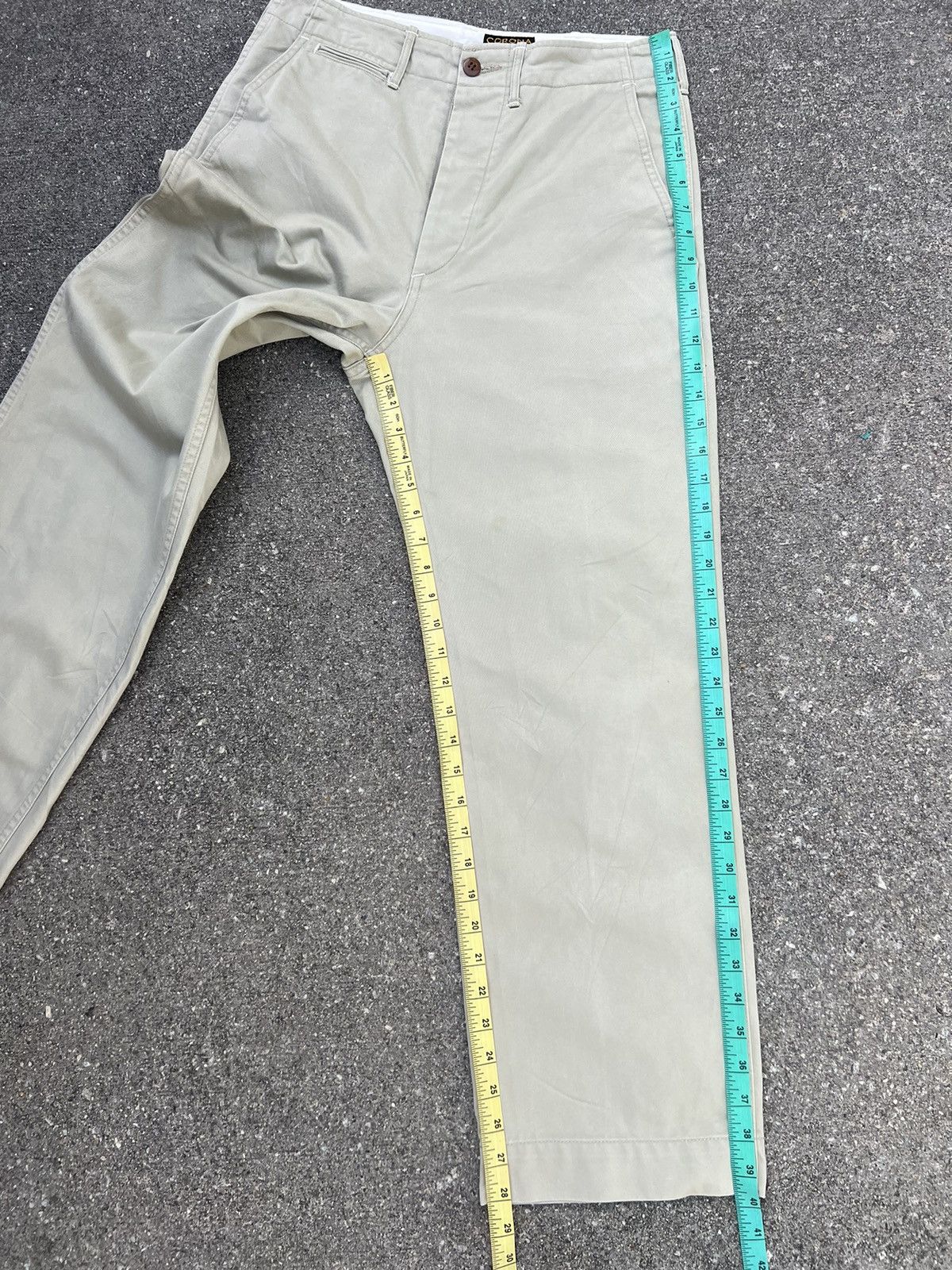 Other Corona japan Khaki Military Chinos Trouser Pant Size US 30 / EU 46 - 4 Thumbnail