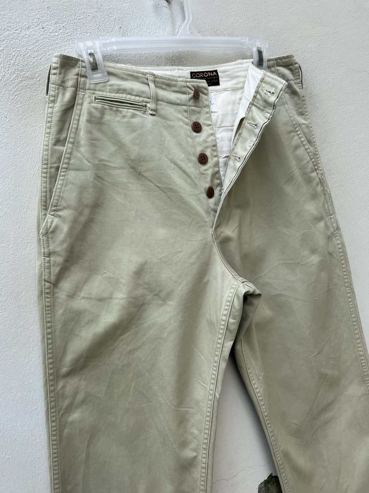 Other Corona japan Khaki Military Chinos Trouser Pant Size US 30 / EU 46 - 7 Thumbnail