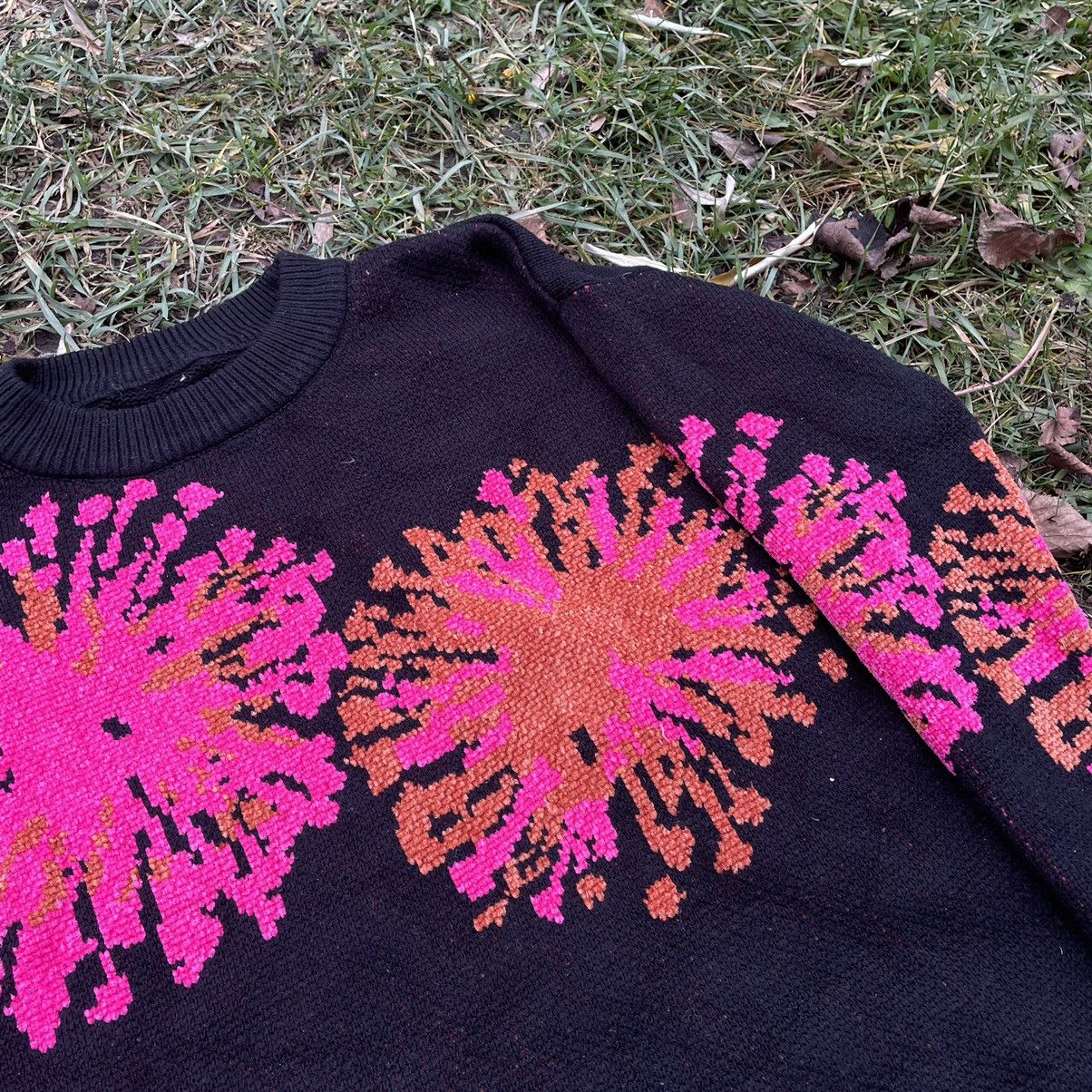 Vintage Vintage Y2K Neon Graphic Sweater Rave Aesthetic Slim Faded M Size M / US 6-8 / IT 42-44 - 5 Thumbnail