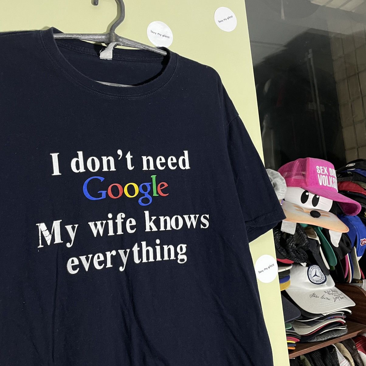 Vintage Vintage Y2K Graphic Tee Humor Streetwear Black Single Stitch Size US L / EU 52-54 / 3 - 2 Thumbnail