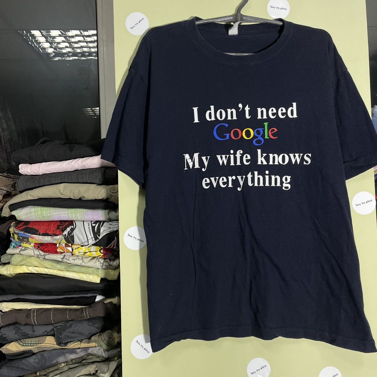 Vintage Vintage Y2K Graphic Tee Humor Streetwear Black Single Stitch Size US L / EU 52-54 / 3 - 5 Thumbnail