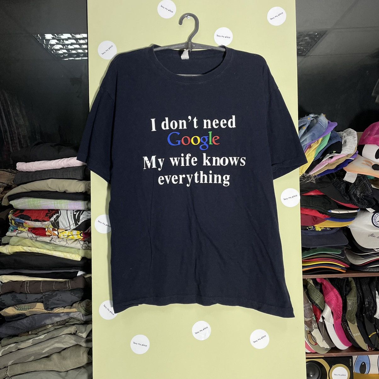 Vintage Vintage Y2K Graphic Tee Humor Streetwear Black Single Stitch Size US L / EU 52-54 / 3 - 1 Thumbnail