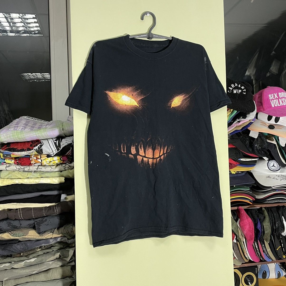 Vintage Vintage Y2K Graphic Tee Horror Skull Dark Gothic Grunge L Size US L / EU 52-54 / 3 - 1 Thumbnail
