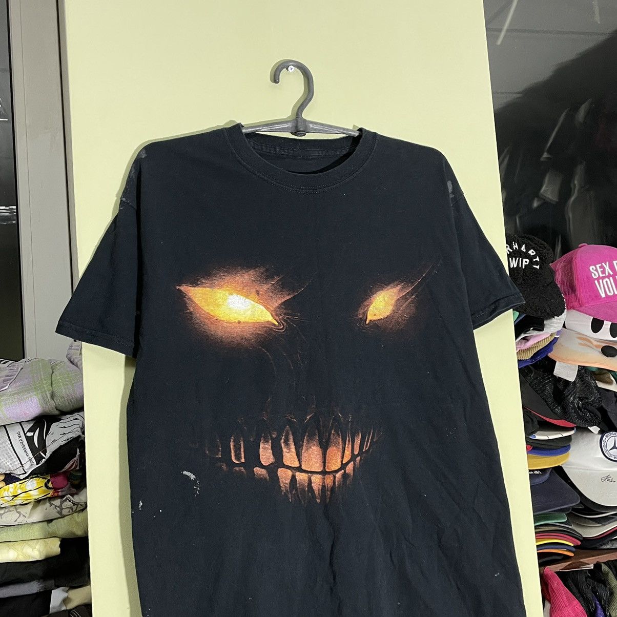 Vintage Vintage Y2K Graphic Tee Horror Skull Dark Gothic Grunge L Size US L / EU 52-54 / 3 - 4 Thumbnail
