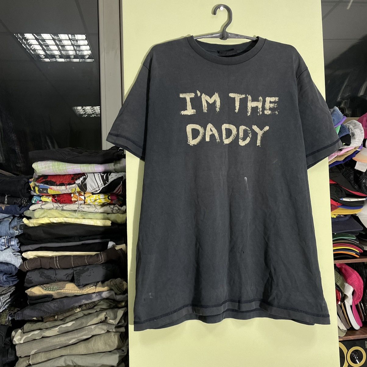 Vintage Vintage 90s Faded Graphic Tee Daddy Humor Oversized Grunge X Size US XL / EU 56 / 4 - 3 Thumbnail