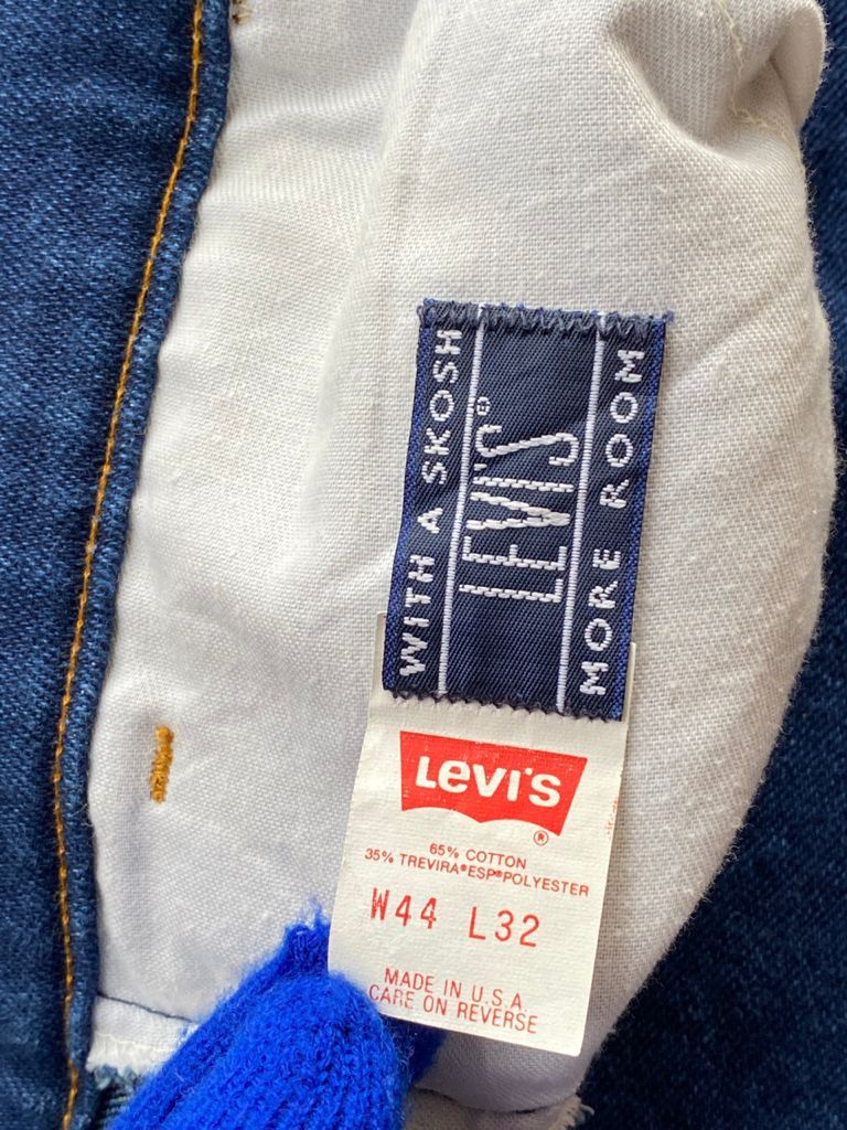 Levi's × Vintage Vintage Levi's USA Jeans Black Tab Jeans With a Skosh Denim Size US 42 / EU 58 - 13 Thumbnail