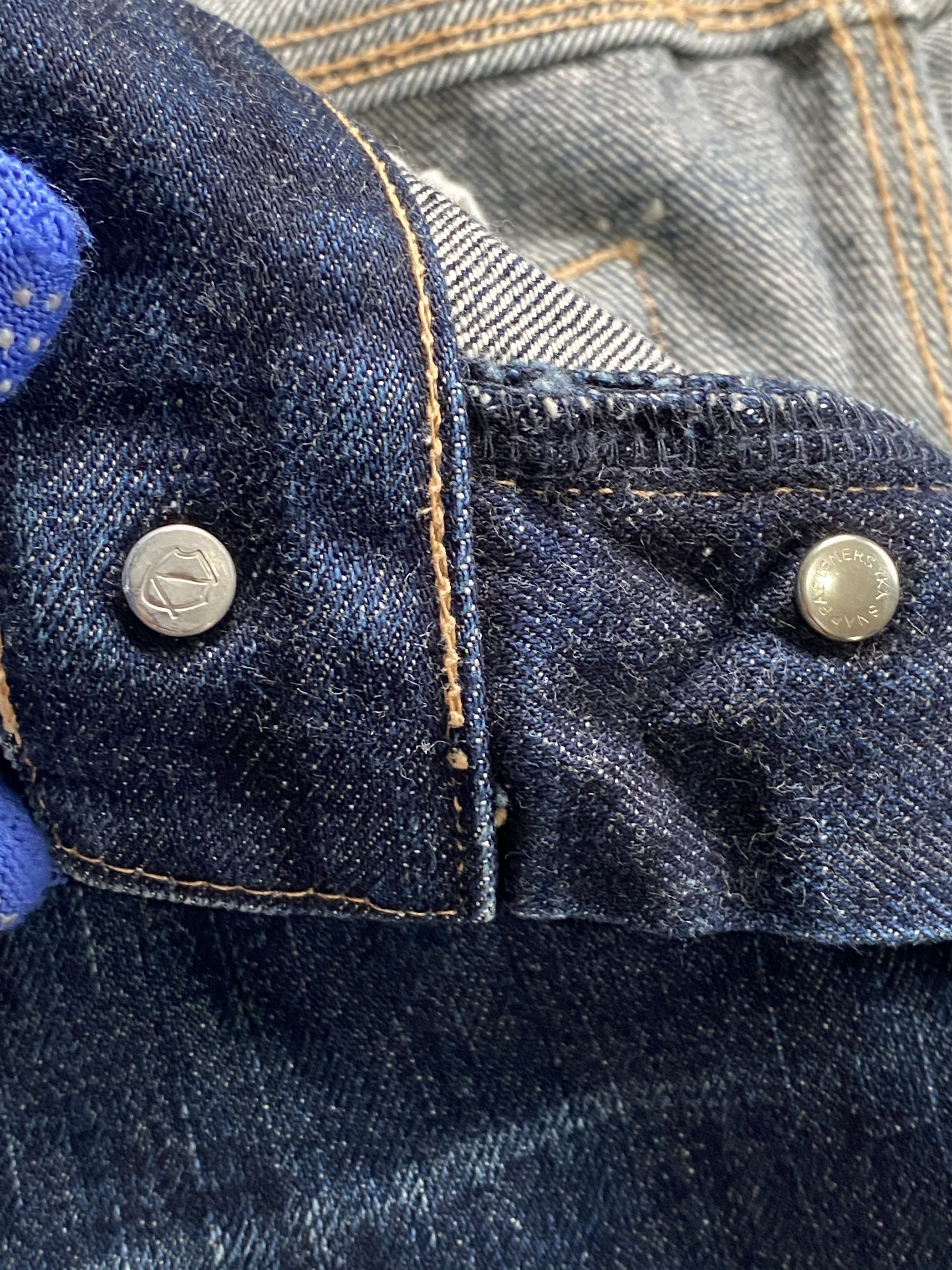 Japanese Brand Japanese Denim Quenchloud Redline Selvedge Distressed Denim Size US 31 - 11 Thumbnail