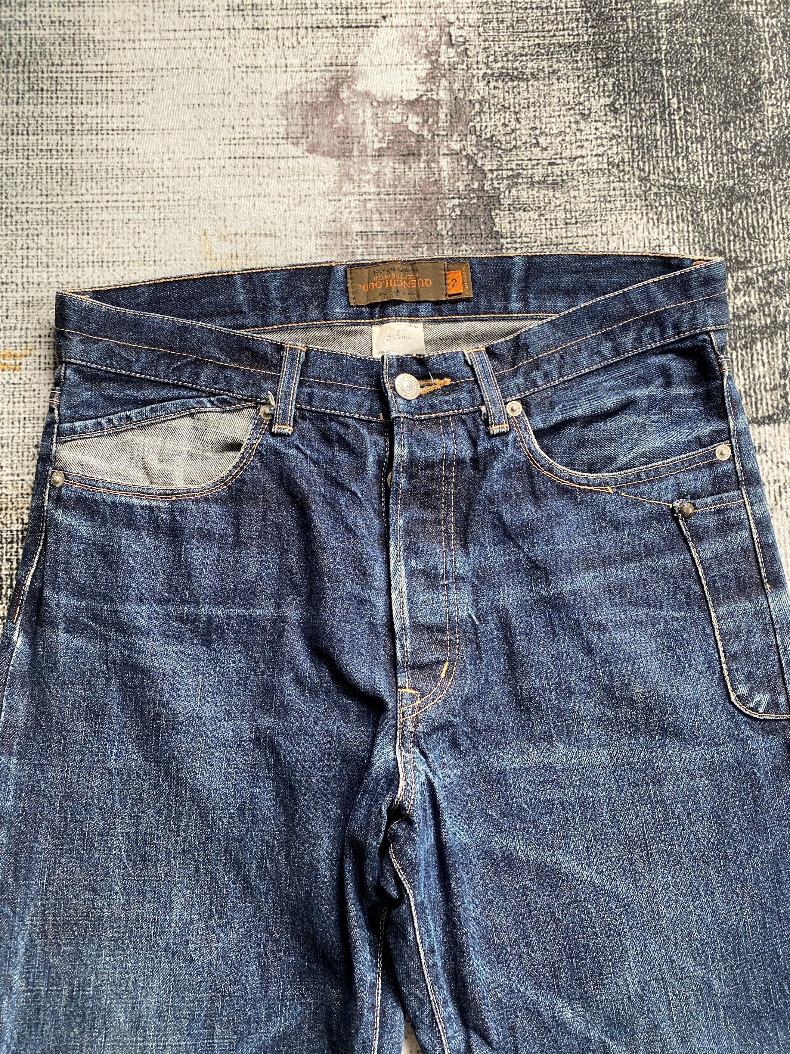 Japanese Brand Japanese Denim Quenchloud Redline Selvedge Distressed Denim Size US 31 - 4 Thumbnail