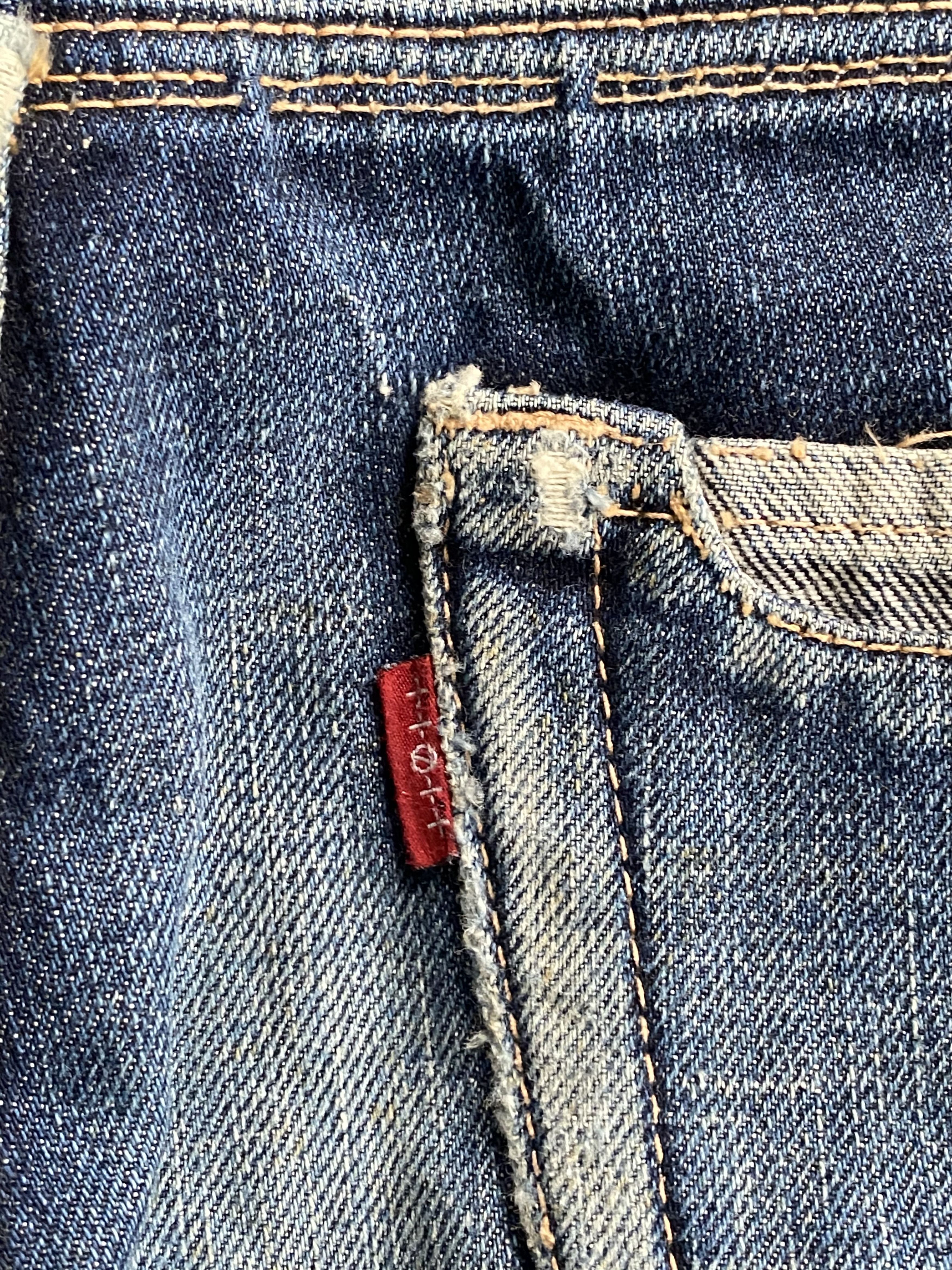 Japanese Brand Japanese Denim Quenchloud Redline Selvedge Distressed Denim Size US 31 - 14 Thumbnail
